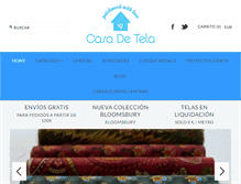 Tablet Screenshot of casadetela.com